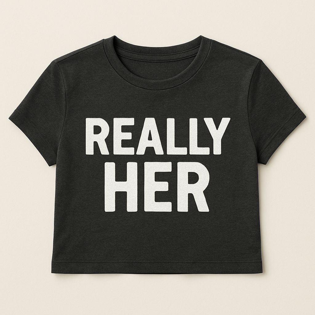Really Her Crop Tee